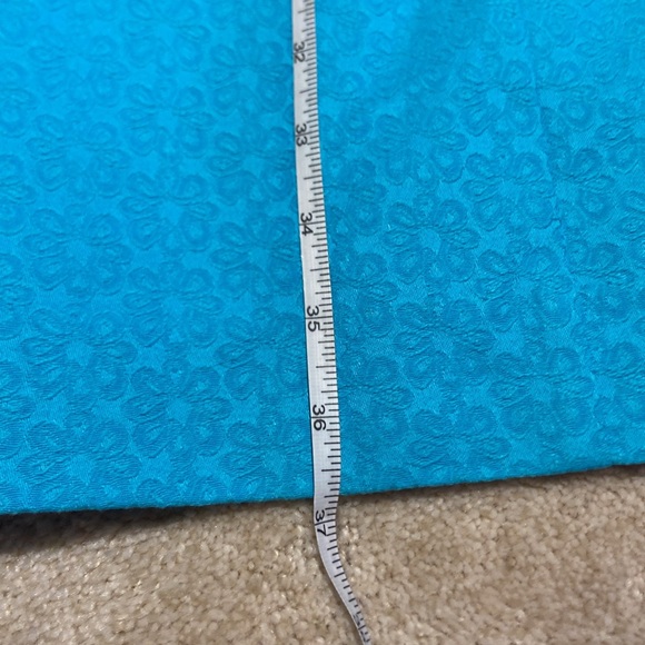 Lilly Pulitzer Blue Sleeveless Dress with Buttons and White Appliqué - Picture 12 of 14